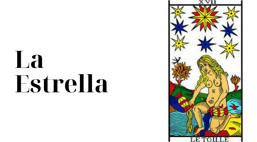 La Estrella Tarot de Marsella, y Ejemplos