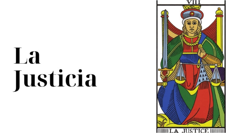 La Justicia en el Tarot de Marsella, Significado, Figura dominante