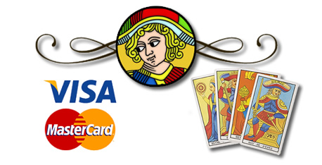 Tarot por Visa y Mastercard